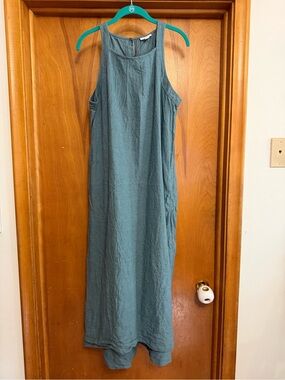 Pure Jill Linen Sleeveless Dress with Pockets